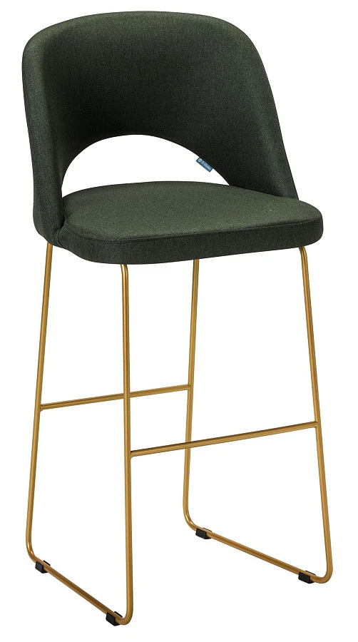 Кресло Бар. Lars тёмно-зеленый/Линк золото