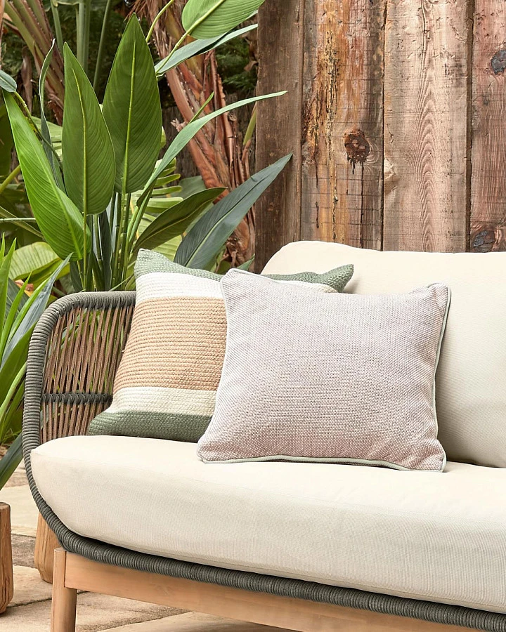 Кресло Catalina из зеленой веревки/массив акации - фото 7