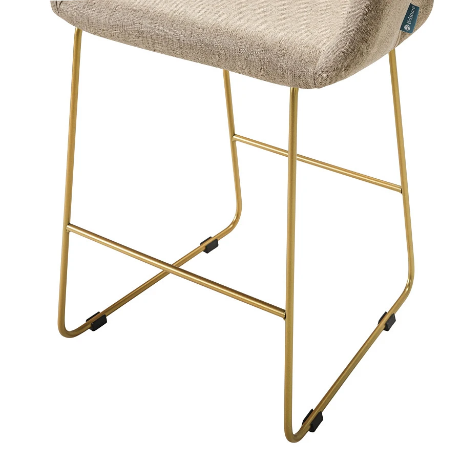 Кресло полубар Hugs beige/Линк золото - фото 5